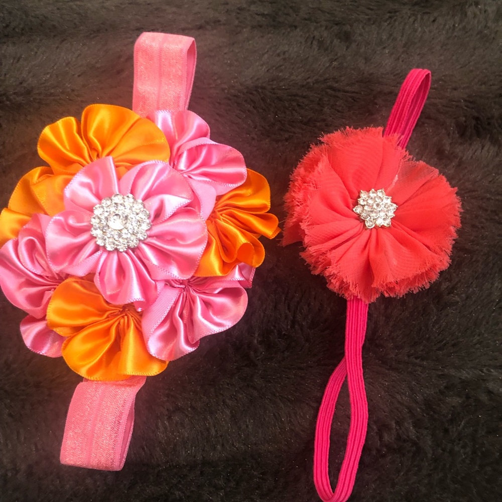 NWOT Set of 2 Handmade Children’s headbands